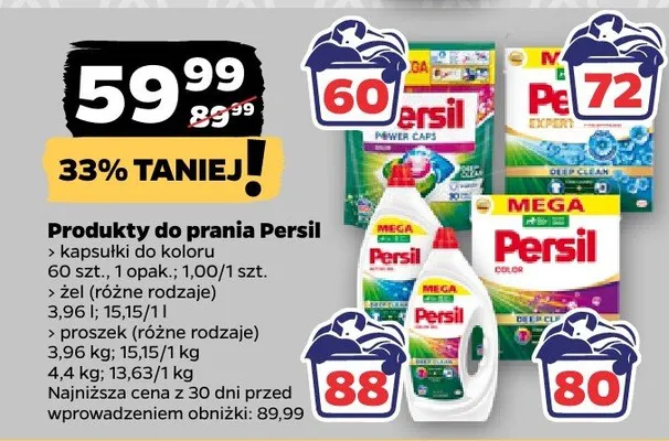 Proszek do prania, różne rodzaje promocja w Netto