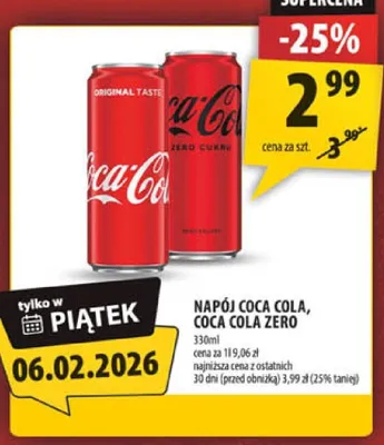 Napój Coca Cola, Coca Cola Zero promocja