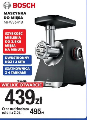 Maszynka do mięsa MFWS641B BOSCH promocja w RTV EURO AGD