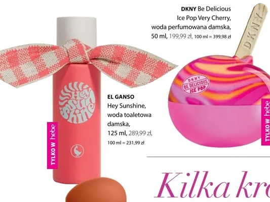 Perfumy EL GANSO Hey Sunshine, woda toaletowa damska promocja w Hebe