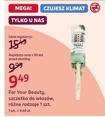 Szczotka do włosów promocja w Rossmann