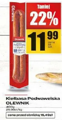 Kiełbasa Podwawelska OLEWNIK promocja w Supeco