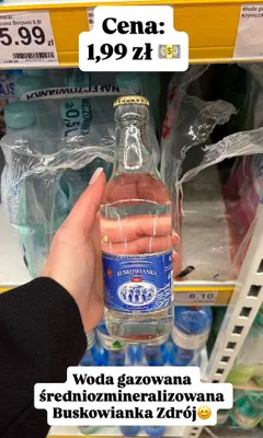 Woda gazowana średniozmineralizowana  promocja w Dino