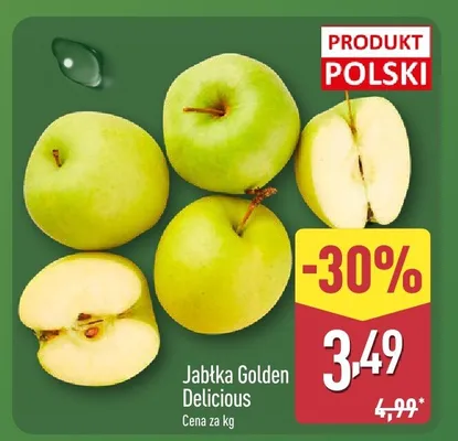 Jabłka Golden Delicious Aldi promocja w Aldi
