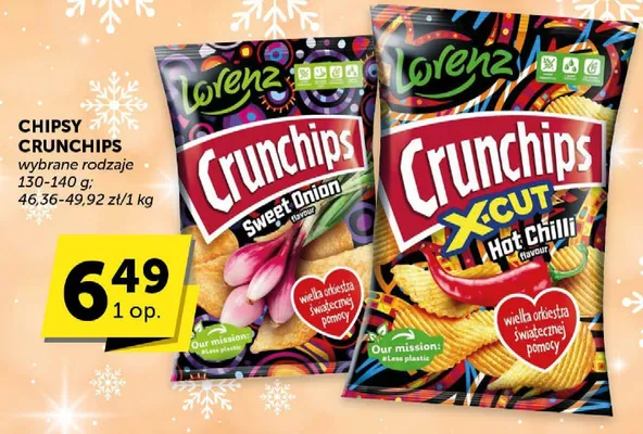 Chipsy Crunchips Sweet Onion Lorenz promocja w Euro Sklep