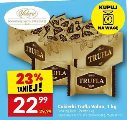 Cukierki Trufla Vobro, 1 kg promocja w Twój Market