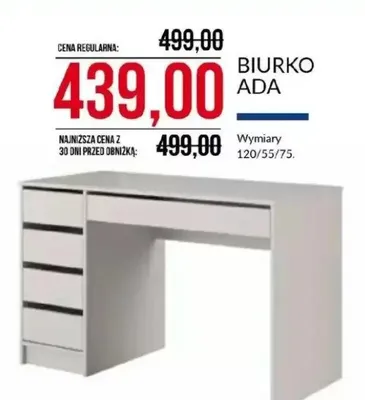 Biurko ADA Abra Meble promocja