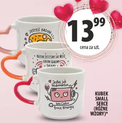 Kubek Small serce Arhelan promocja w Arhelan