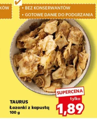 Łazanki z kapustą promocja w Kaufland