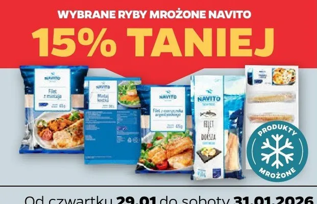 Wybrane ryby mrożone promocja w Netto