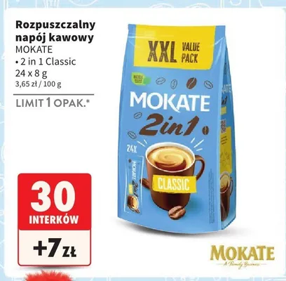 Rozpuszczalny napój kawowy 2w1 Classic promocja w Intermarche