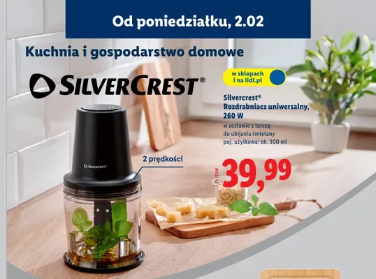 Rozdrabniacz uniwersalny 260 W promocja w Lidl