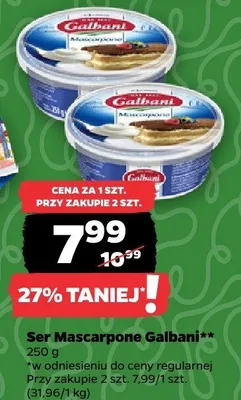 Ser Mascarpone promocja w Netto