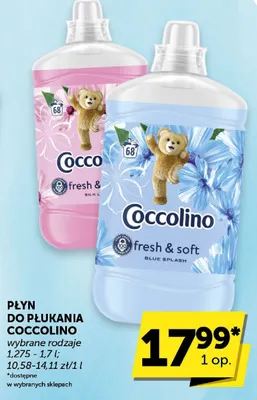 Płyn do płukania Coccolino promocja w Euro Sklep