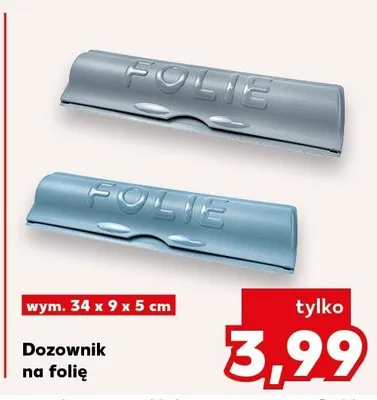 Dozownik na folię 34x9x5 cm Kaufland promocja w Kaufland