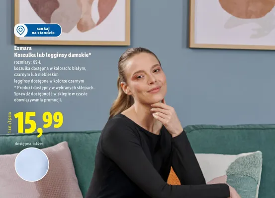 Koszulka damska rozmiary: XS-L promocja w Lidl