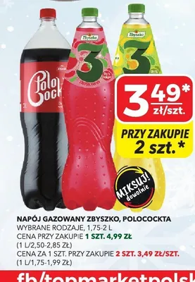 Napój promocja w Top Market