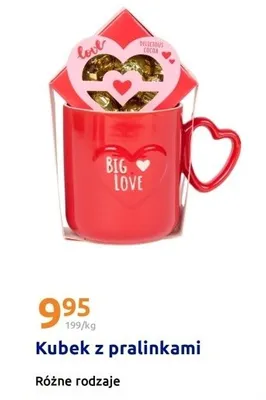 Kubek z pralinkami, różne rodzaje promocja w Action