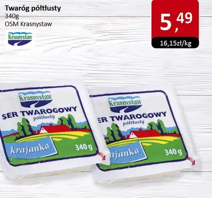 Twaróg półtłusty promocja w Market Point