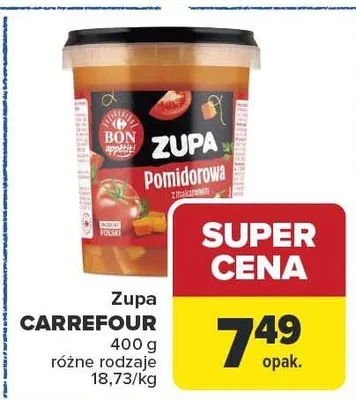 Zupa pomidorowa La finesse promocja w Carrefour Market