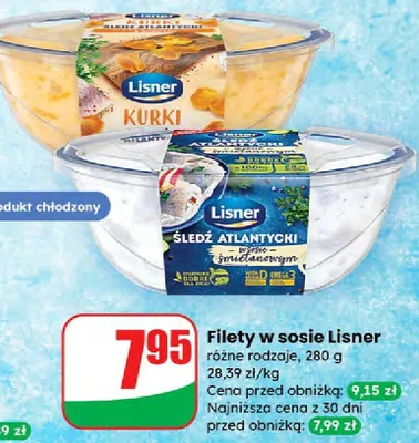 Filety w sosie  promocja w Dino