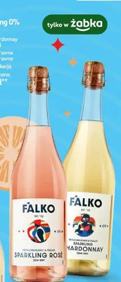 Napój musujący FÅLKO Sparkling Rosé promocja w Żabka