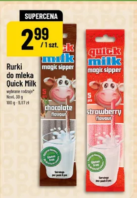 Rurki do mleka Quick Milk wybrane rodzaje promocja w POLOmarket