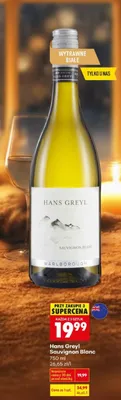 Wino Hans Greyl Sauvignon Blanc Marlborough promocja w Biedronka