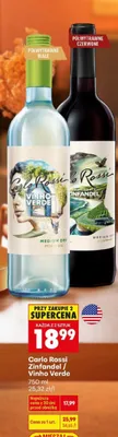 Wino Carlo Rossi Zinfandel promocja w Biedronka