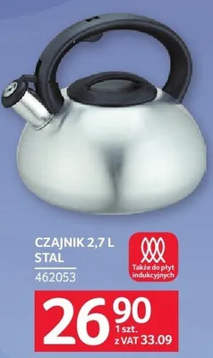 Czajnik 2,7 l stal Selgros promocja w Selgros