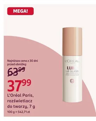 Rozświetlacz promocja w Rossmann