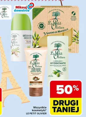 Kosmetyki LE PETIT OLIVIER różne rodzaje promocja w Carrefour