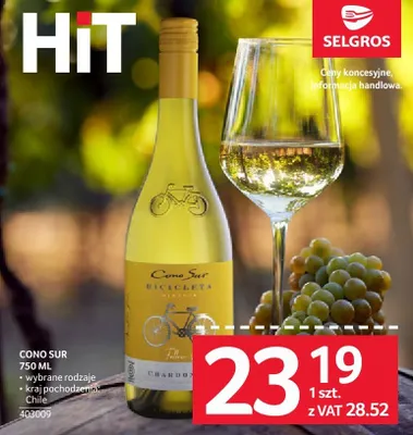 Wino promocja w Selgros