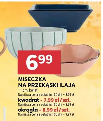 Miseczka na przekąski Ilaja promocja w Stokrotka