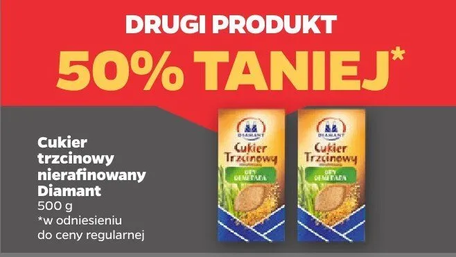Cukier trzcinowy nierafinowany  promocja w Netto