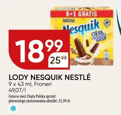 Lody promocja w Chata Polska