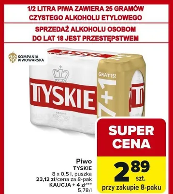 Piwo promocja w Carrefour Market