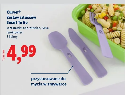 Zestaw sztućców Smart To Go  promocja w Lidl