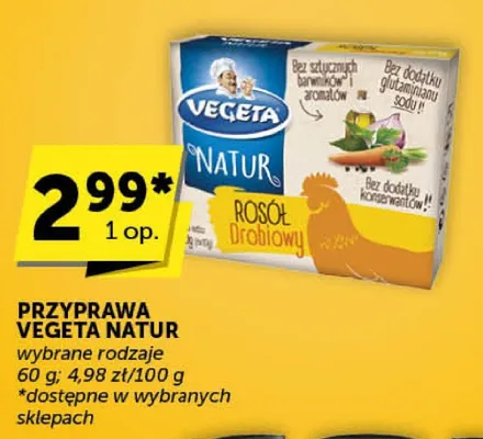 Przyprawa Vegeta Natur - Rosół Drobiowy promocja w Euro Sklep