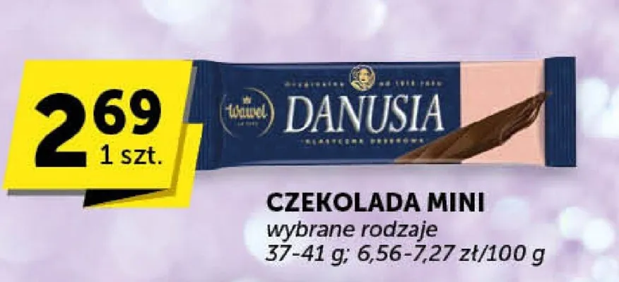 Czekolada mini DANUSIA promocja w Euro Sklep