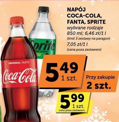 Napój Coca-cola promocja w Groszek