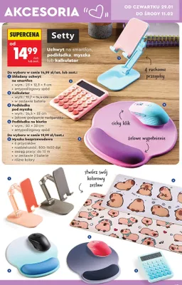 Myszka bezprzewodowa Setty promocja w Biedronka