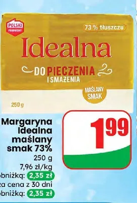 Margaryna maślany smak 73% 250g promocja w Dino