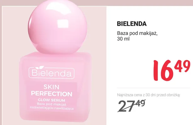 Baza pod makijaż Skin Perfection Glow Serum promocja w Rossmann