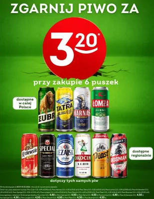 Piwo Królewskie Jasne Pełne puszka 0,5 l promocja w Żabka