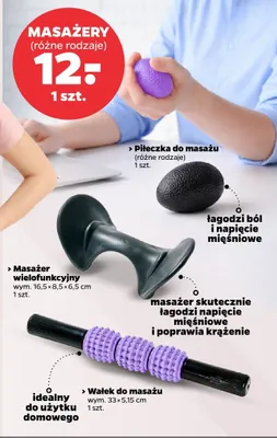 Masażer, różne rodzaje promocja w Netto