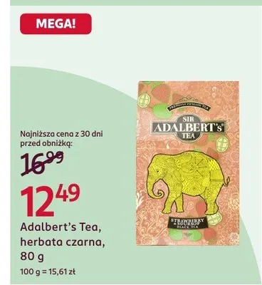 Herbata czarna 80 g promocja w Rossmann
