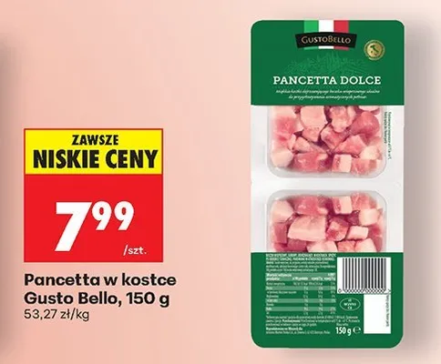 Pancetta w kostce Gusto Bello, 150 g promocja w Biedronka