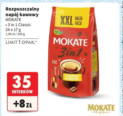 Rozpuszczalny napój kawowy 3w1 Classic promocja w Intermarche