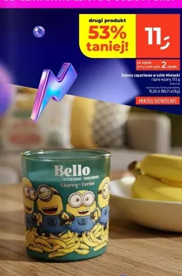 Świeca zapachowa w szkle Minionki różne wzory promocja w Dealz